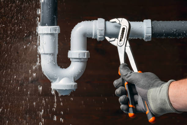 Professional Plumbing technician working in Springvale, ME